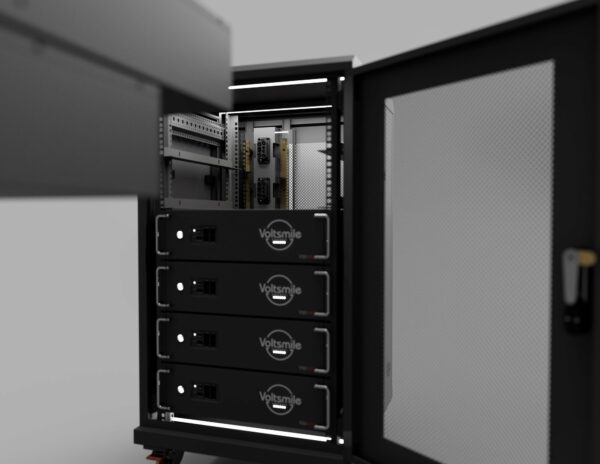 Voltsmile RPC 14U Cabinet (max 4 accu)